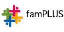 Logo famPLUS GmbH in Honhardt